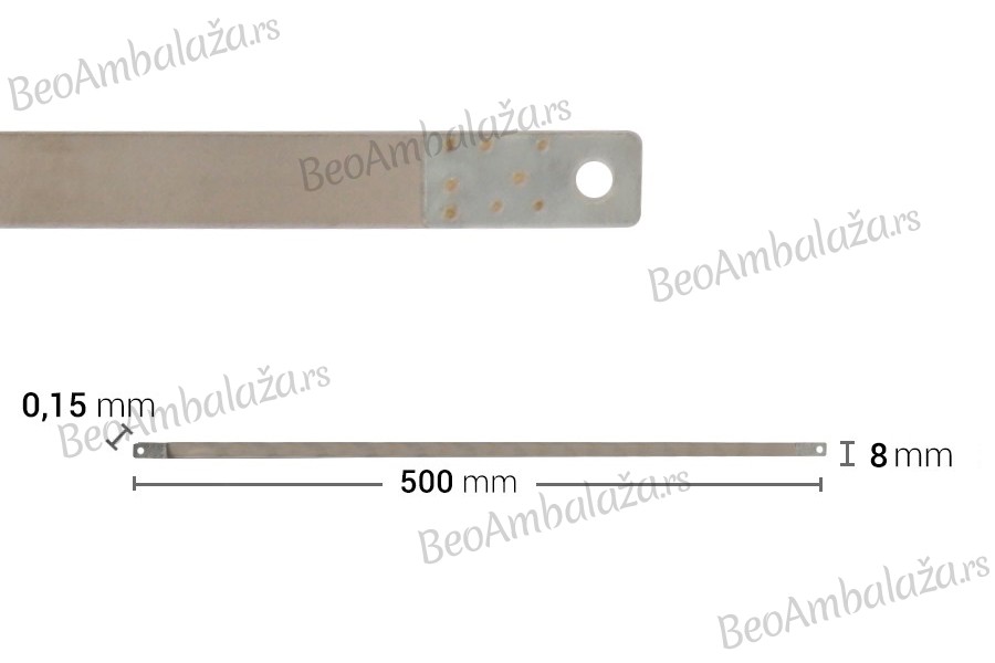 Rezervna žica 500x8 mm za mašinu za termičko zatvaranje